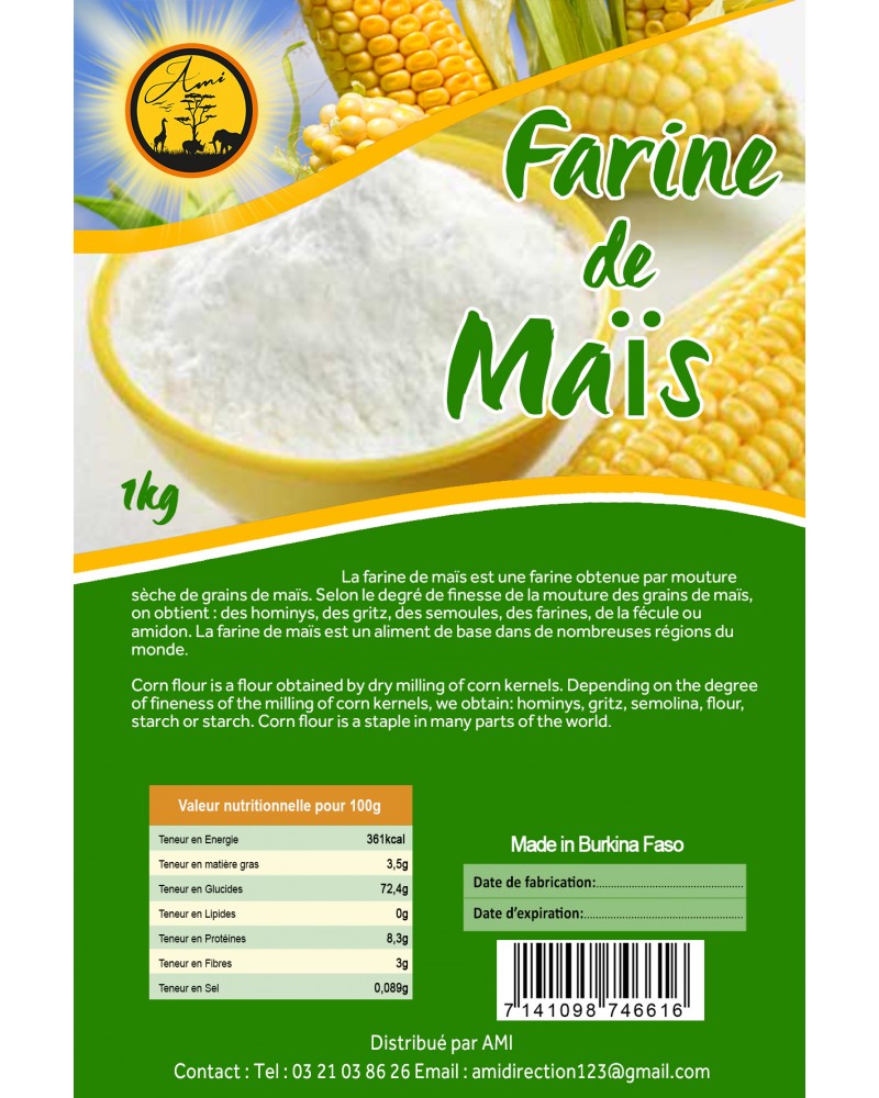vente de farine du maïs